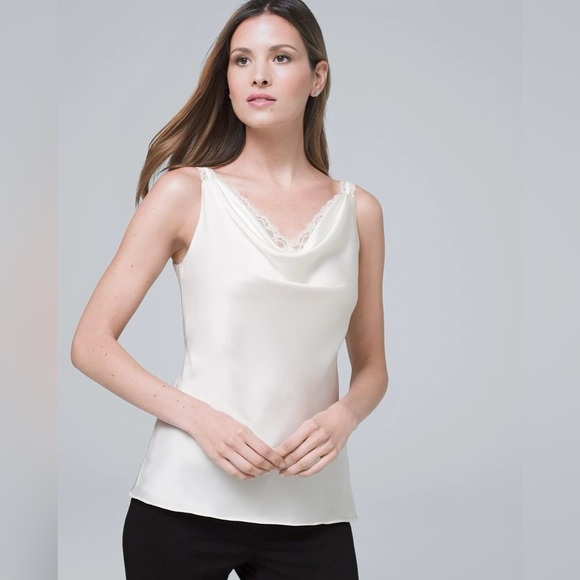 WHBM Lace Strap Camisole - Picture 2 of 7